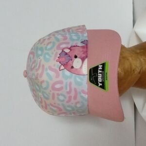 Original Squishmallows Youth Cap Pink Adjustable Fit